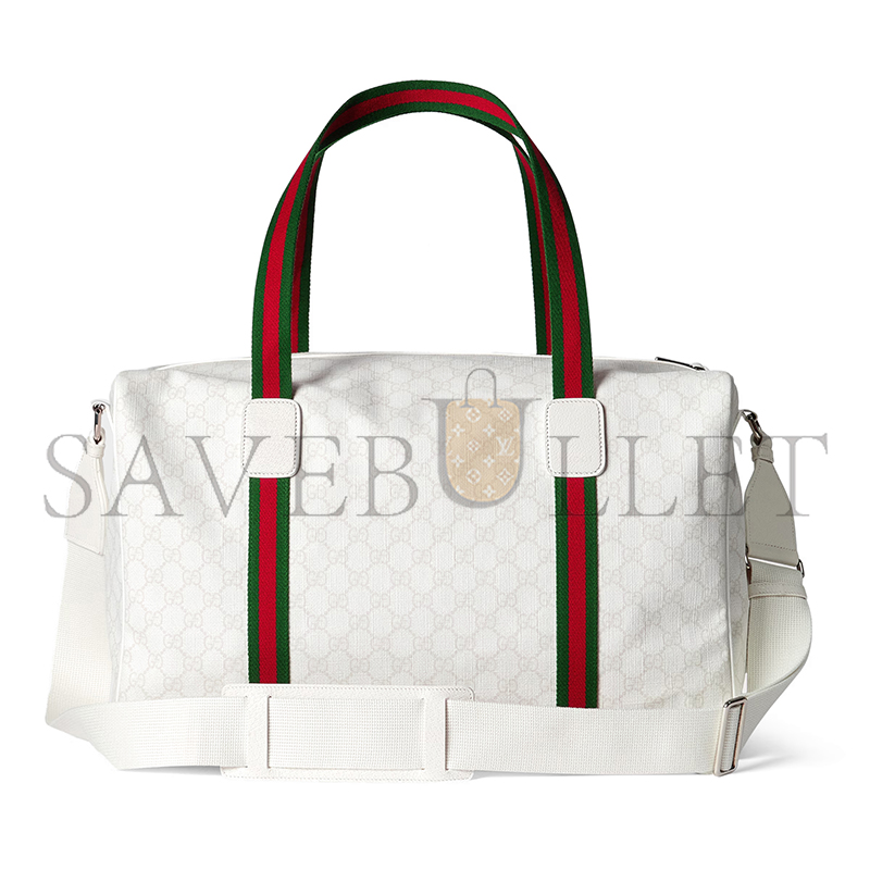 GUCCI MEDIUM DUFFLE BAG WITH WEB 799871 (47*30*27cm) GUCCI MEDIUM DUFFLE BAG WITH WEB 799871 (47*30*27cm)